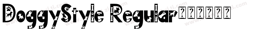 DoggyStyle Regular字体转换